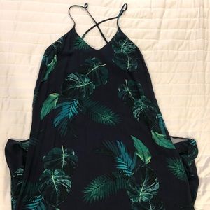 Old Navy Maxi Dress (plant themed)